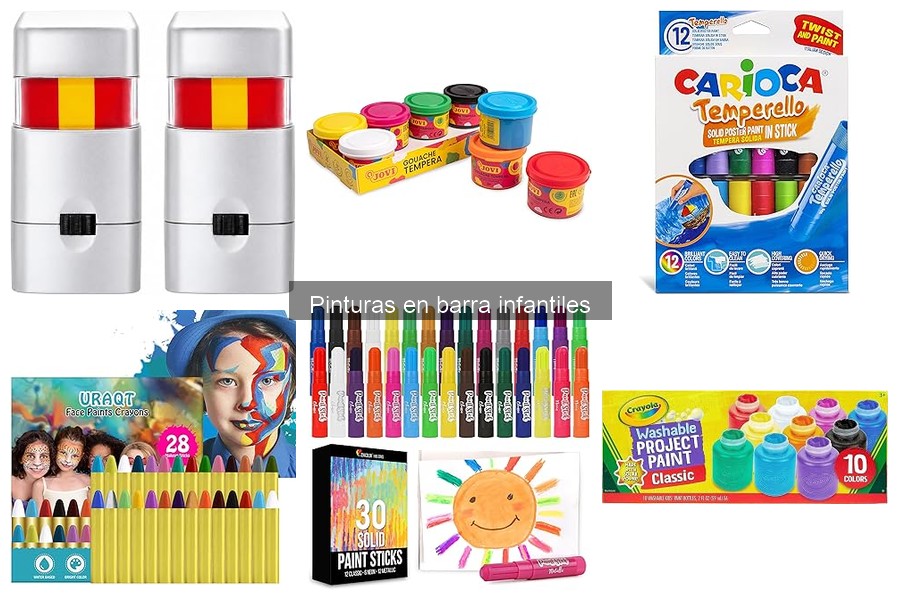 ¿Qué son las pinturas en barra infantiles? Características y usos