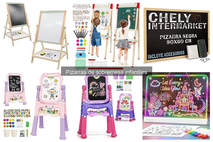 ¿Qué son las pizarras de sobremesa infantiles? Beneficios educativos
