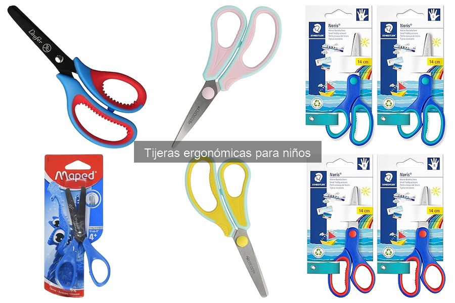 ¿Qué son las tijeras ergonómicas para niños? Ventajas y características