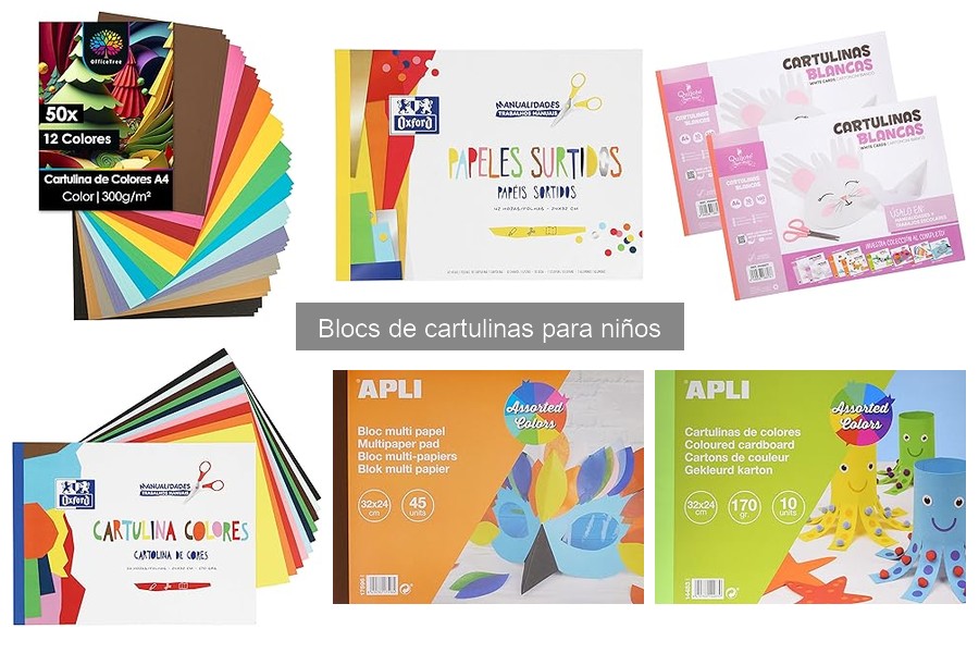 ¿Qué son los blocs de cartulinas para niños? Descubre sus beneficios