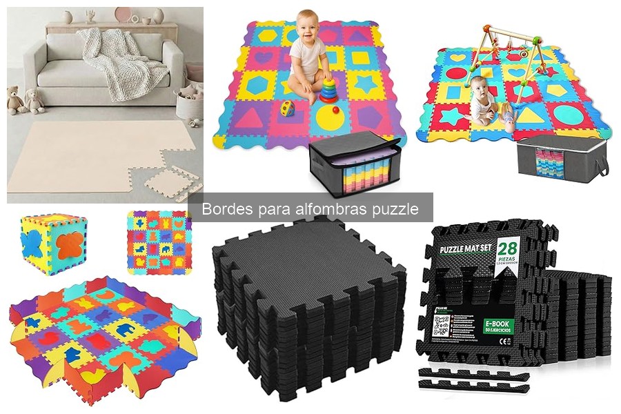¿Qué son los bordes para alfombras puzzle? Descubre su uso
