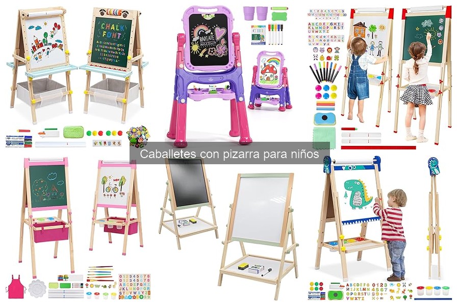 ¿Qué son los caballetes con pizarra para niños? Beneficios y Características