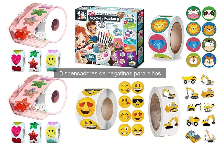 ¿Qué son los dispensadores de pegatinas para niños?