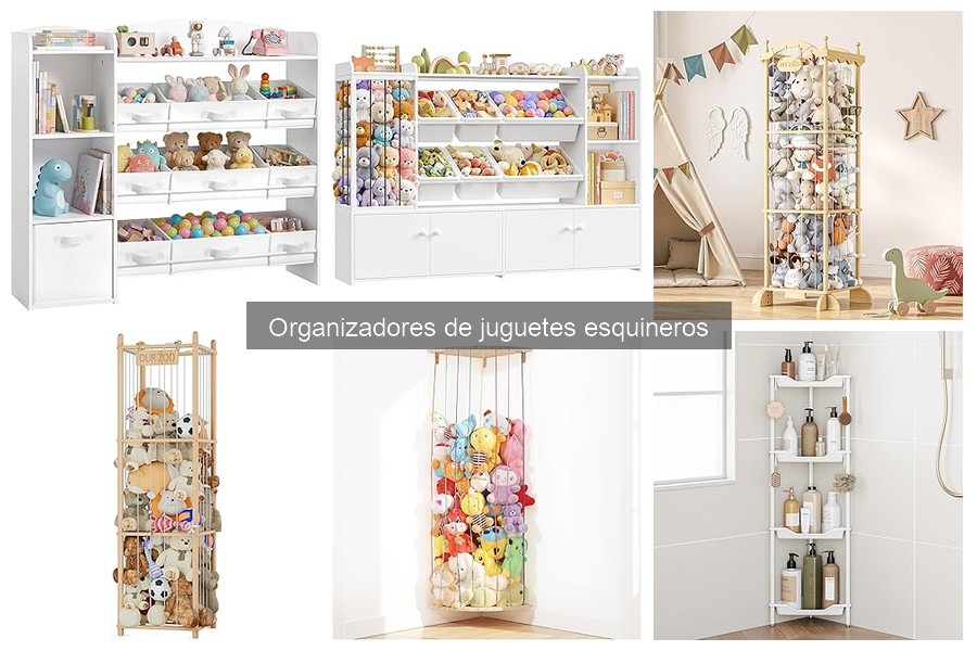 ¿Qué son los organizadores de juguetes esquineros?