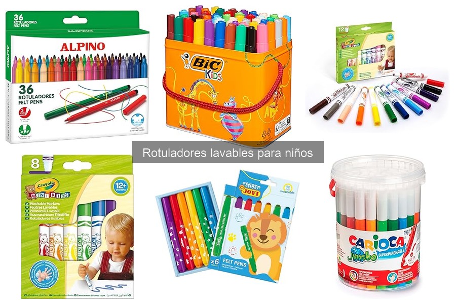 ¿Qué son los rotuladores lavables para niños? Guía rápida