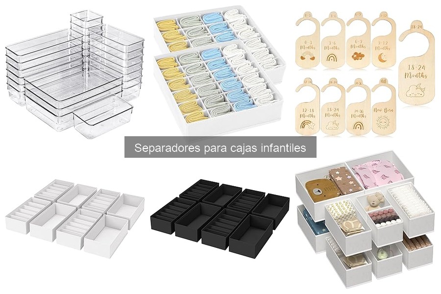 ¿Qué son los separadores para cajas infantiles?