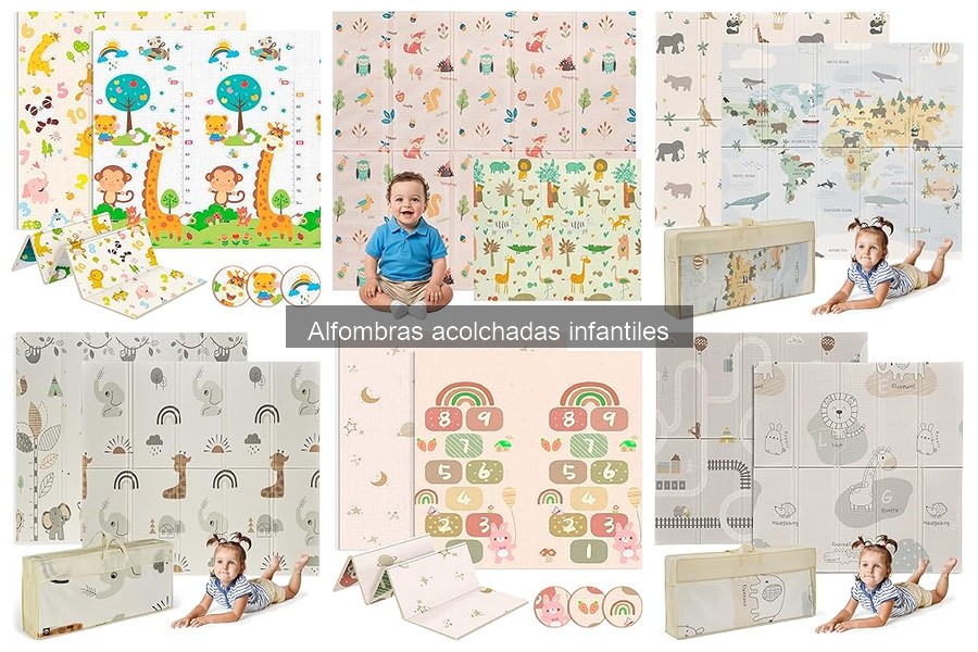 ¿Qué tamaño de alfombra acolchada es ideal para un cuarto infantil?