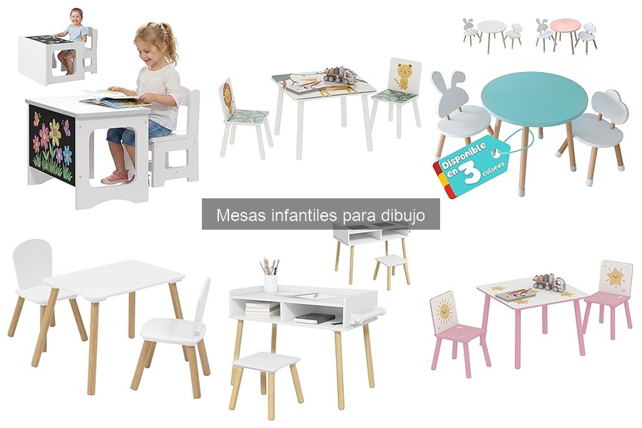 ¿Qué tamaño debe tener una mesa infantil para dibujo?