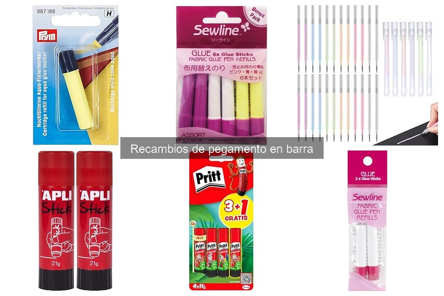 Recambios de pegamento en barra: guía de compra esencial