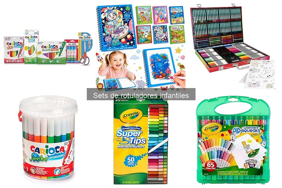 Reseñas de sets de rotuladores infantiles populares