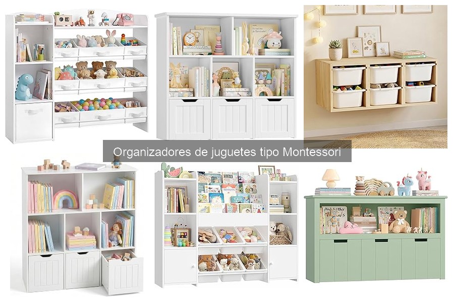 Seguridad de los organizadores de juguetes Montessori