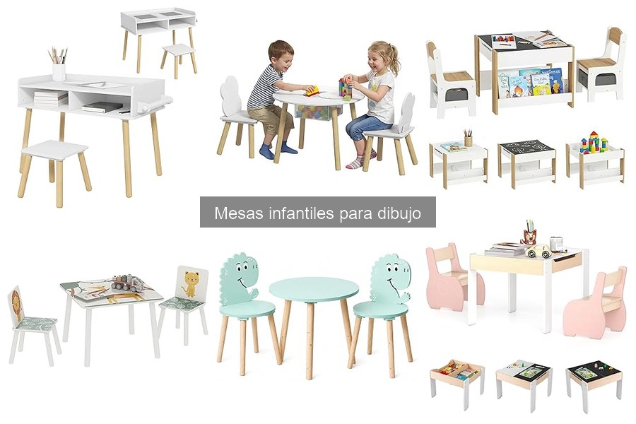 Seguridad en mesas infantiles para dibujo: características clave