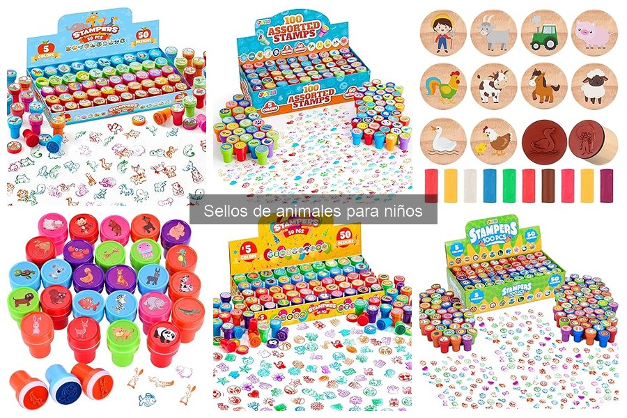 Sellos de animales personalizables para niños: ¡Creatividad al máximo!