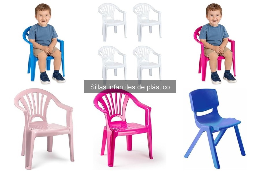 Sillas infantiles de plástico para actividades al aire libre