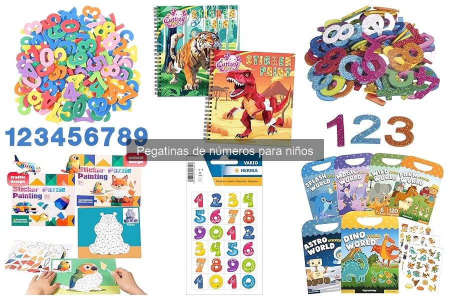 Soluciones para pegatinas de números que no se adhieren bien
