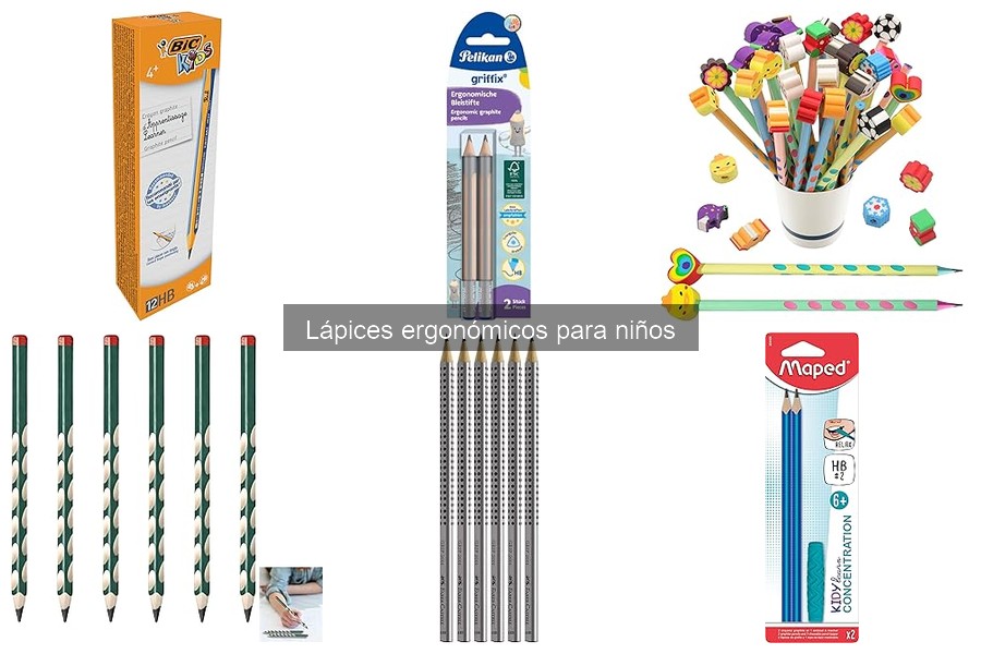 ¿Son los lápices ergonómicos adecuados para todos los niños?