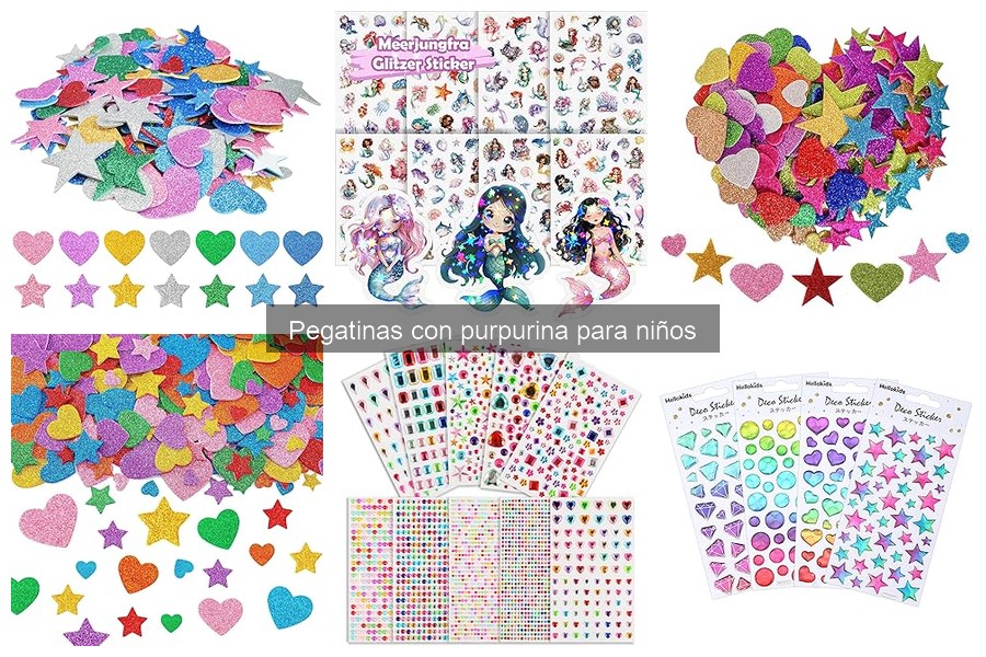 ¿Son Seguras las Pegatinas con Purpurina para Niños?