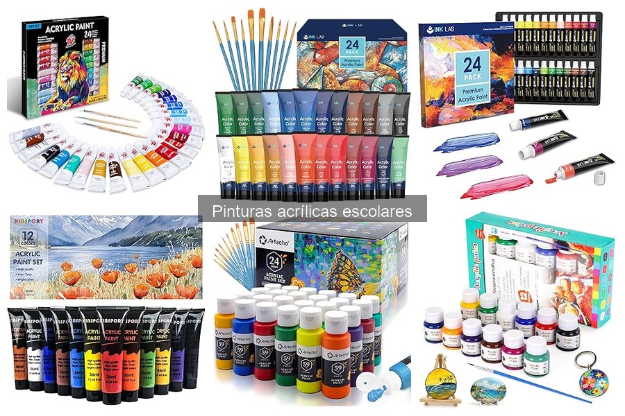 ¿Son tóxicas las pinturas acrílicas escolares? Descúbrelo