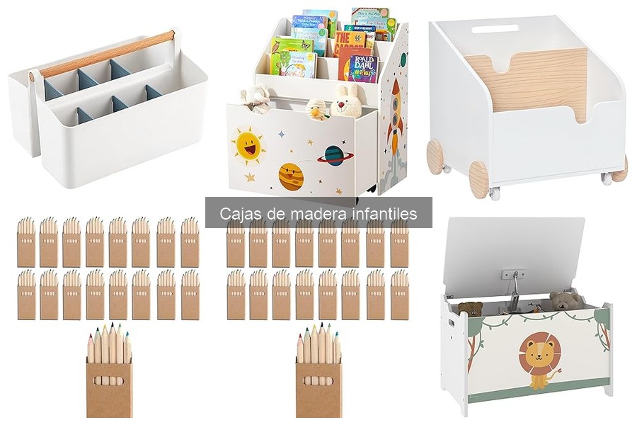 Tamaños ideales de cajas de madera infantiles por edad