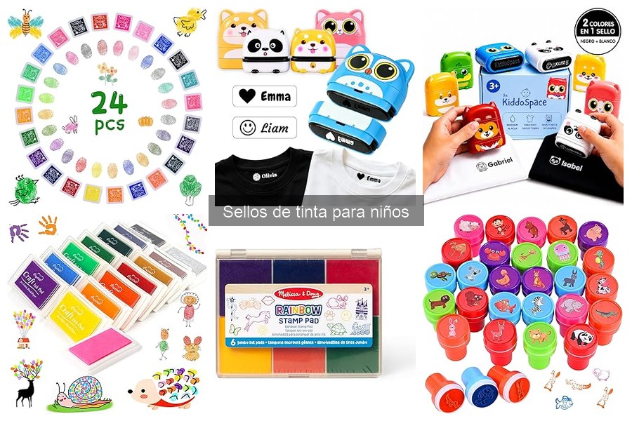 Tintas seguras para sellos de niños: ¡Elige sin riesgos!