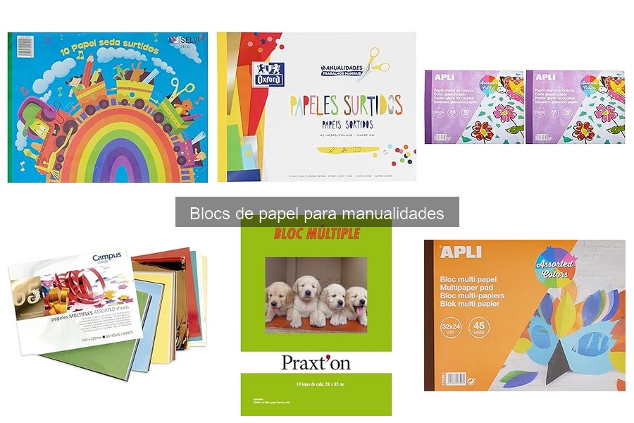 Tipos de blocs de papel para manualidades: guía completa