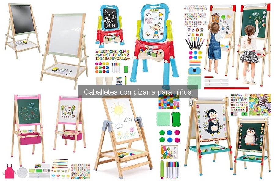 Tipos de caballetes con pizarra para niños: ¡Elige el mejor!
