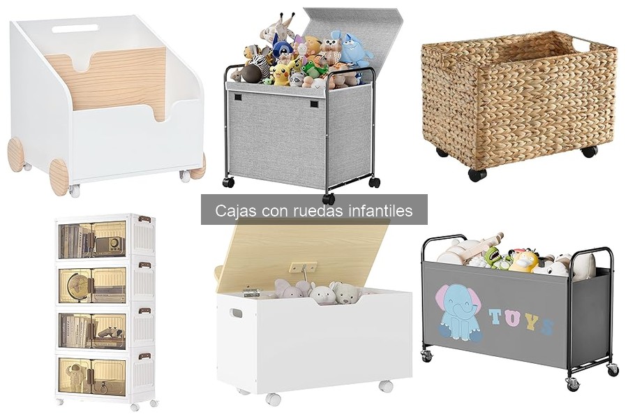 Tipos de cajas con ruedas infantiles: guía completa