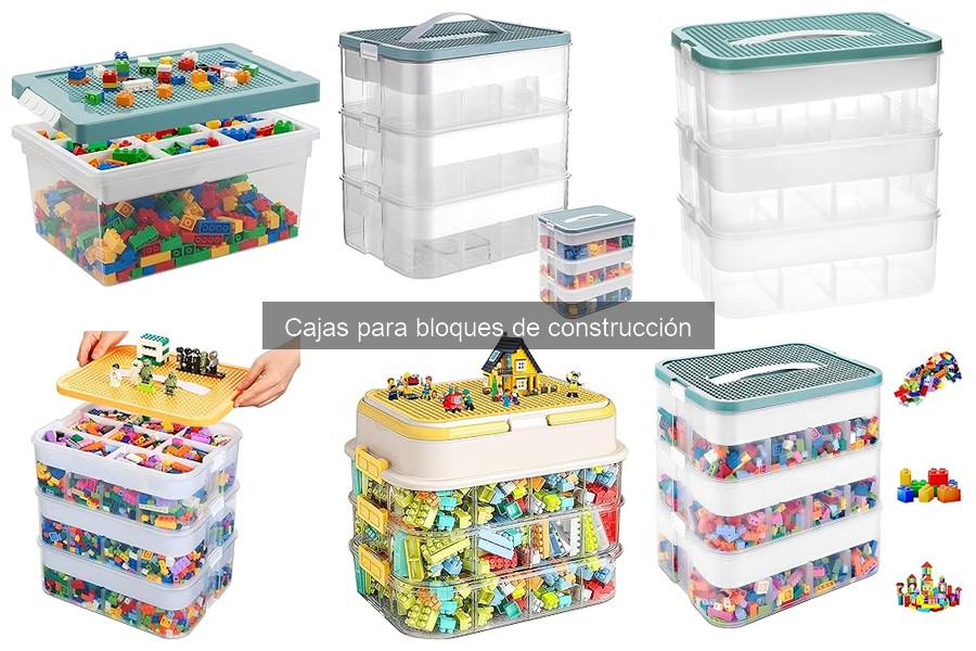 Tipos de cajas para bloques de construcción: ¡organiza y juega!