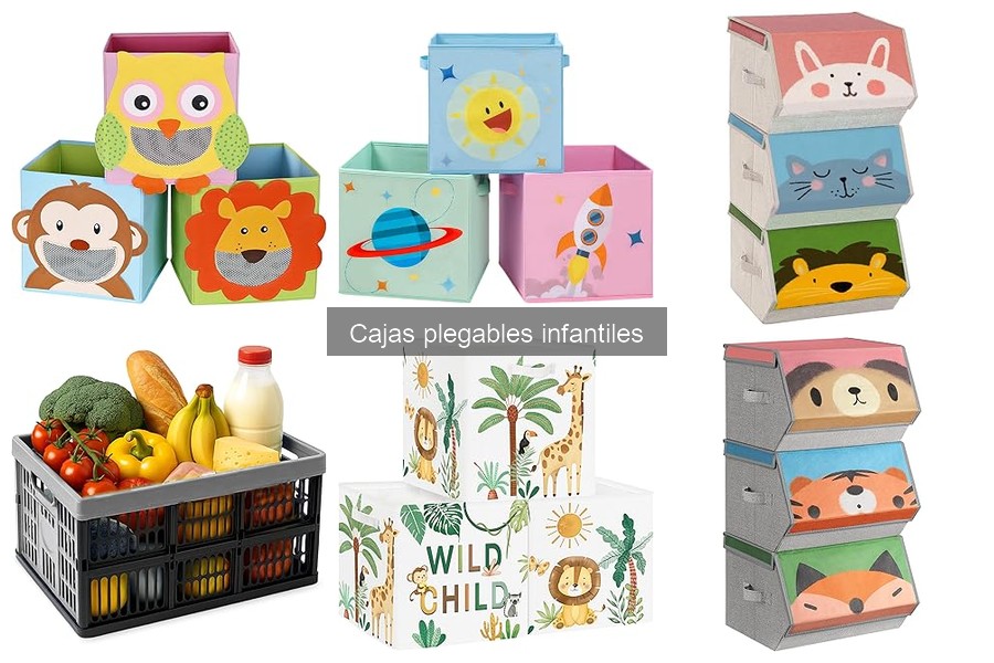 Tipos de cajas plegables infantiles: guías y recomendaciones