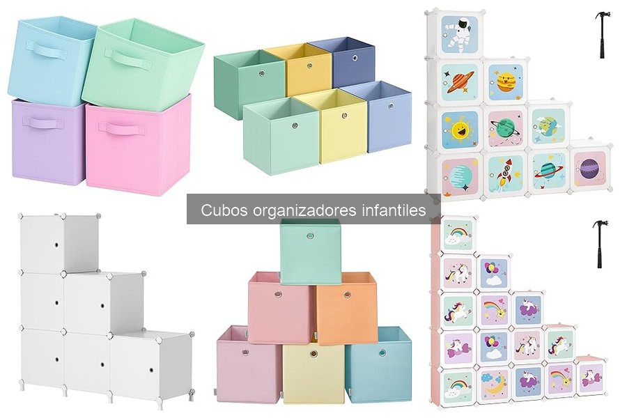 Tipos de cubos organizadores infantiles que debes conocer
