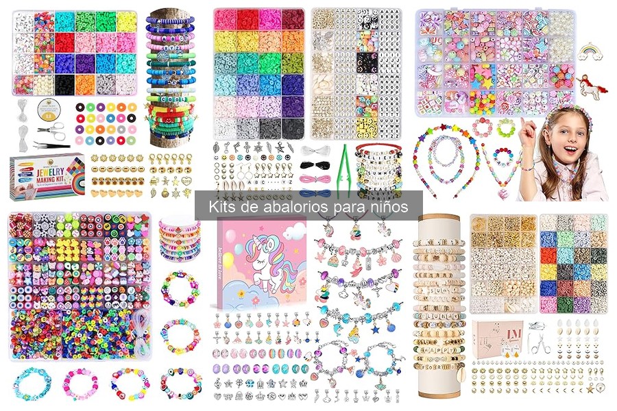 Tipos de kits de abalorios para niños: ¡Descubre las opciones!