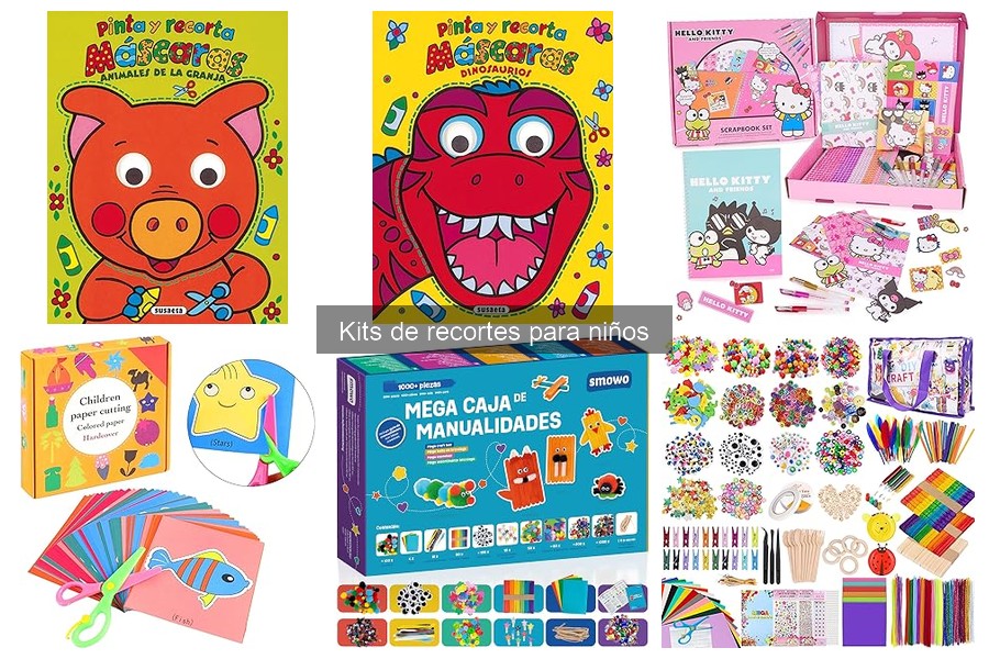 Tipos de kits de recortes para niños: ¡creatividad al máximo!