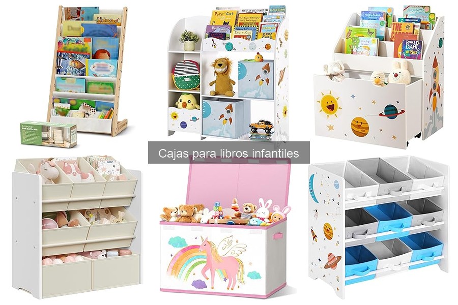 Tipos de materiales para cajas de libros infantiles