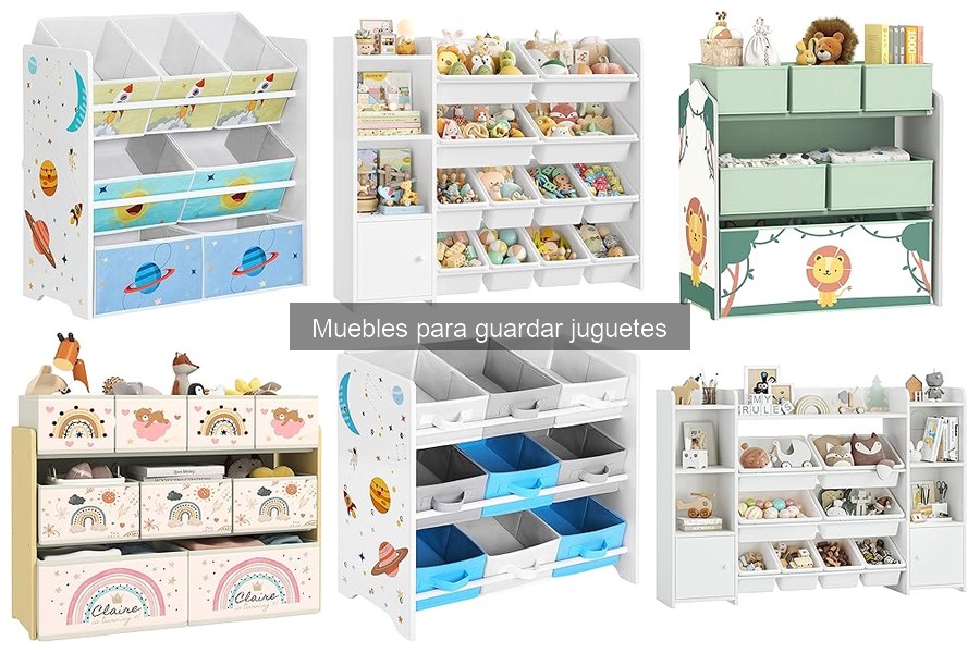 Tipos de muebles para guardar juguetes: Guía completa