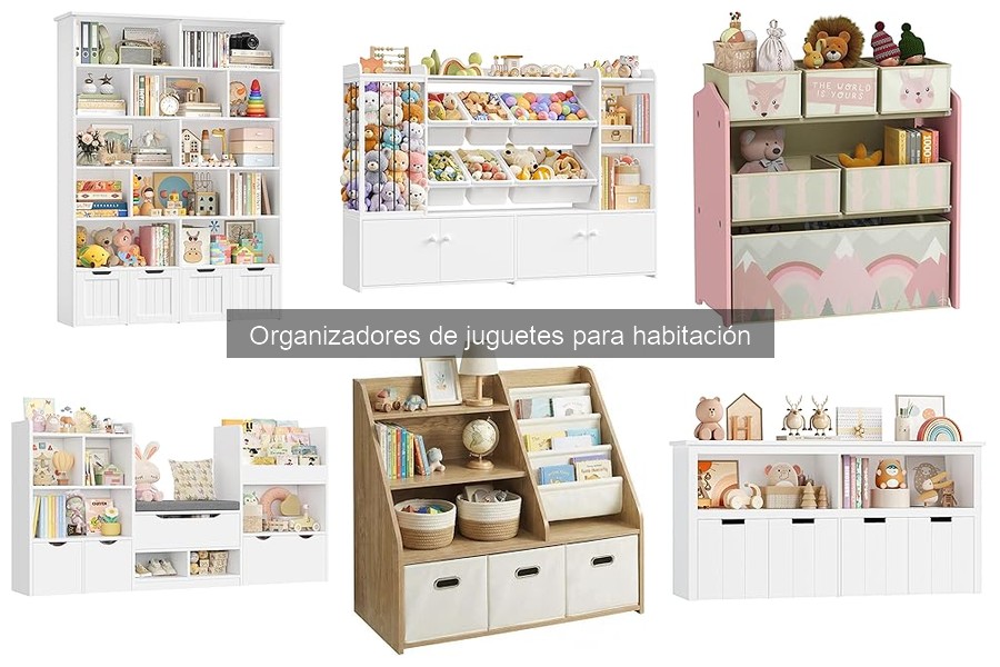 Tipos de organizadores de juguetes: estantes, cestas y más