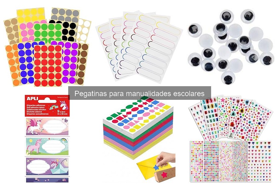 Tipos de Pegatinas para Manualidades Escolares: Guía Esencial