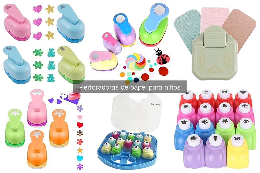 Tipos de perforadoras de papel para niños: guía completa