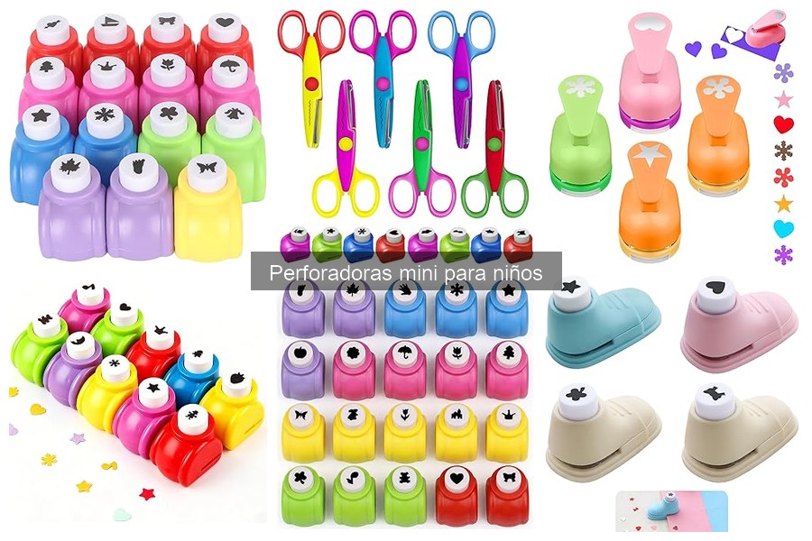 Tipos de perforadoras mini para niños: opciones y usos