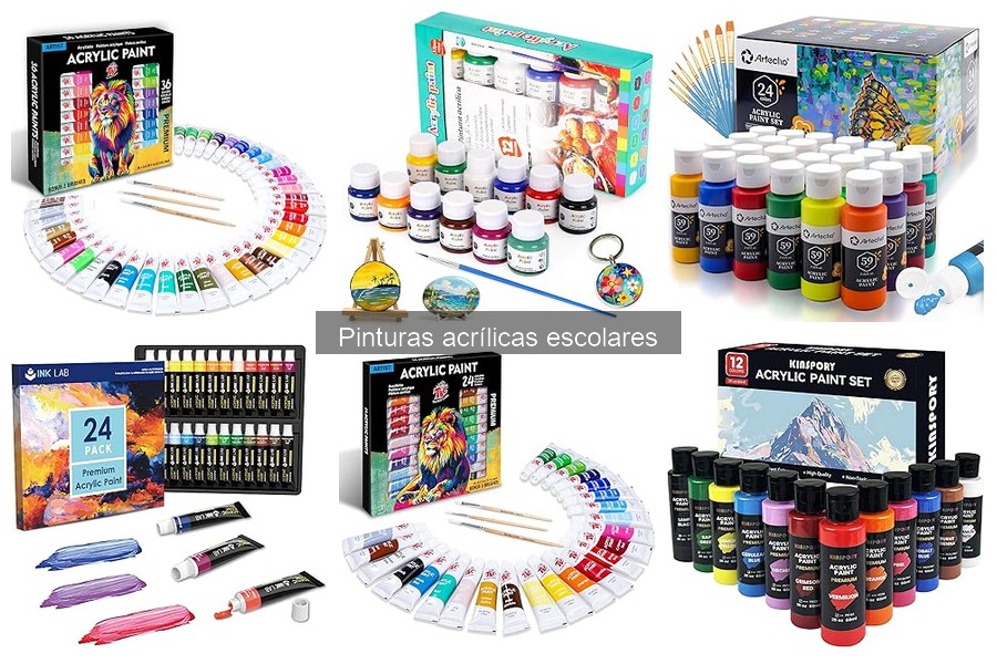 Tipos de Pinturas Acrílicas Escolares: Características y Usos