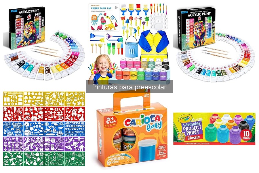 Tipos de pinturas para preescolar: Guía completa
