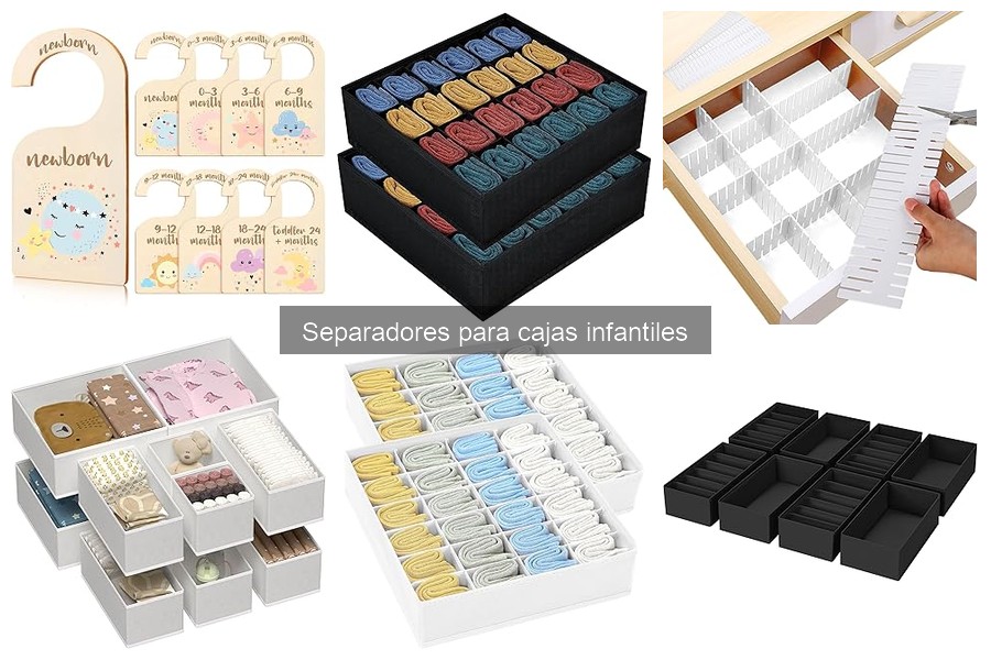 Tipos de separadores para cajas infantiles: guía completa
