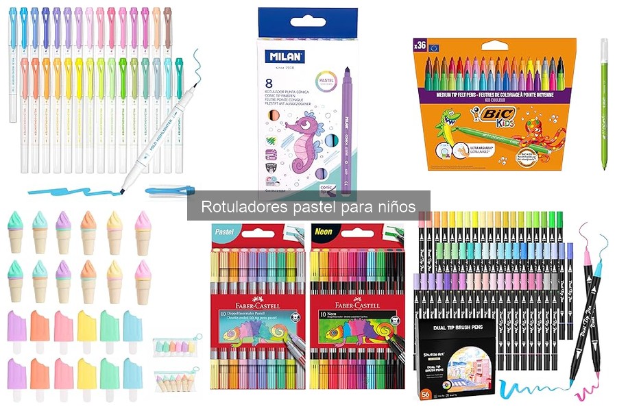 Tips para Cuidar Tus Rotuladores Pastel para Niños