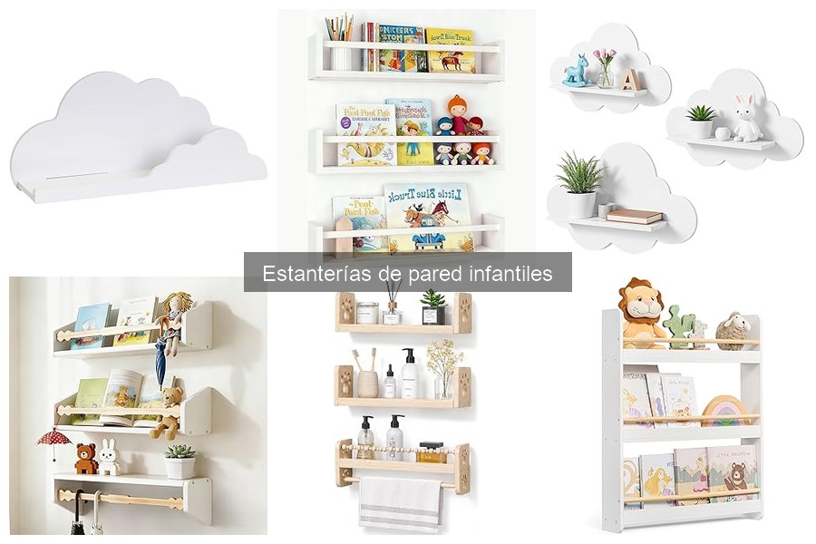 Todo sobre Estanterías de Pared Infantiles: Beneficios y Materiales