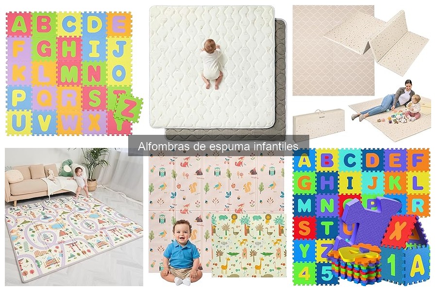 Todo sobre las alfombras de espuma infantiles: beneficios y características