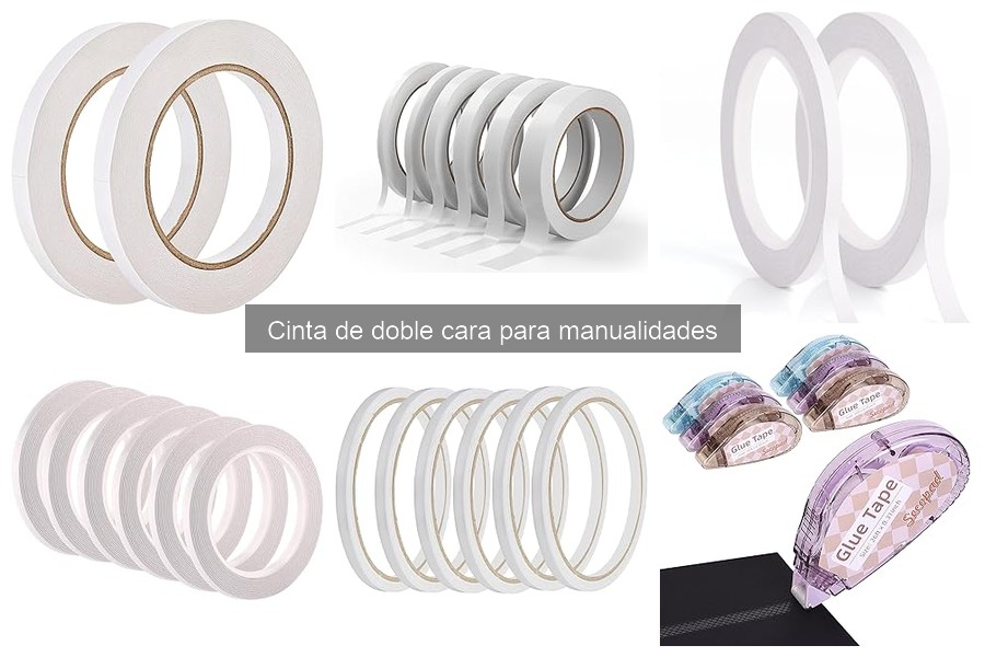 Tutoriales creativos con cinta de doble cara para manualidades