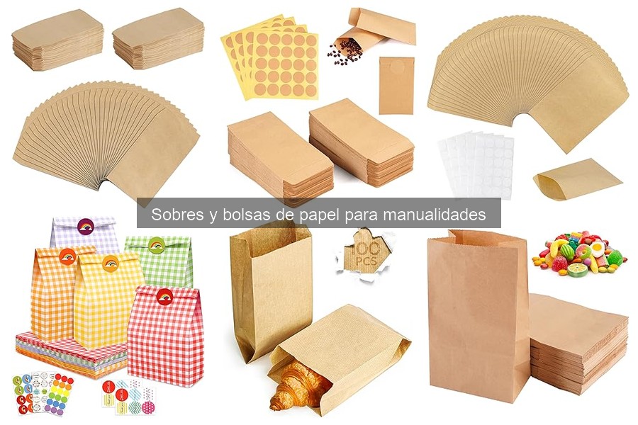 Usos creativos de bolsas de papel en manualidades