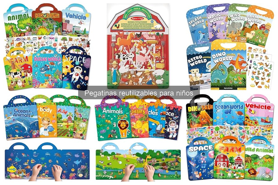 Ventajas de elegir pegatinas reutilizables para niños