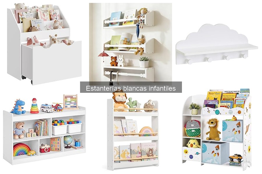 Ventajas de Estanterías Blancas en Habitaciones Infantiles