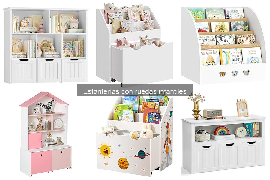 Ventajas de Estanterías con Ruedas para Habitaciones Infantiles