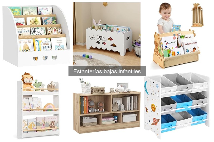 Ventajas de las estanterías bajas infantiles para tus pequeños